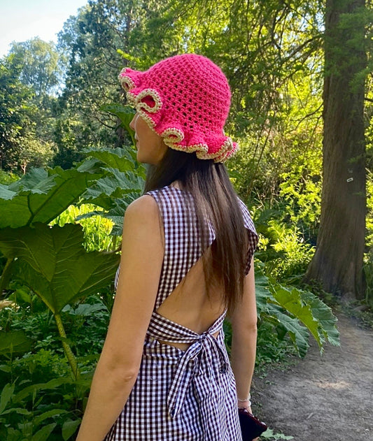 Ibiza Hot Pink Ruffle