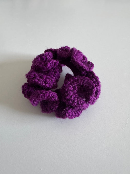 Pocket Plum Scrunchie